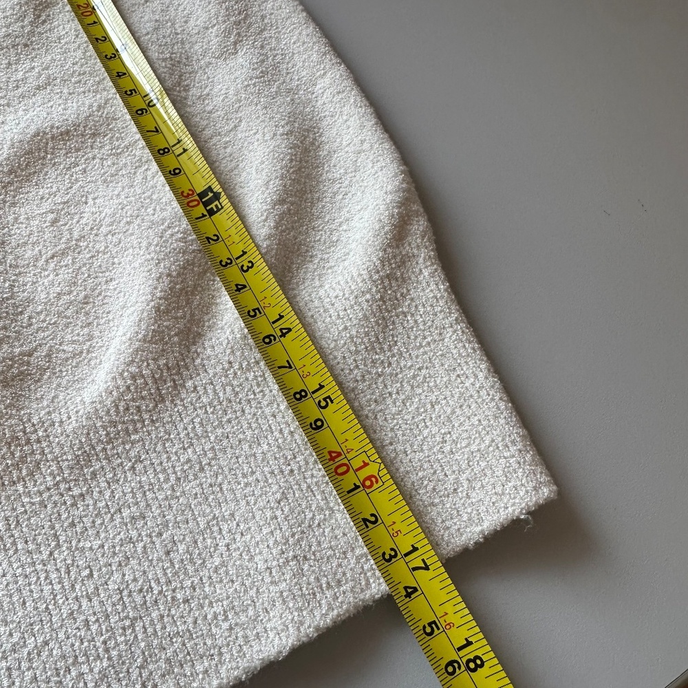 NWT Simkhai Tatyana Cropped Bouclé-knit Top in Cream | Size Small - Picture 6 of 8